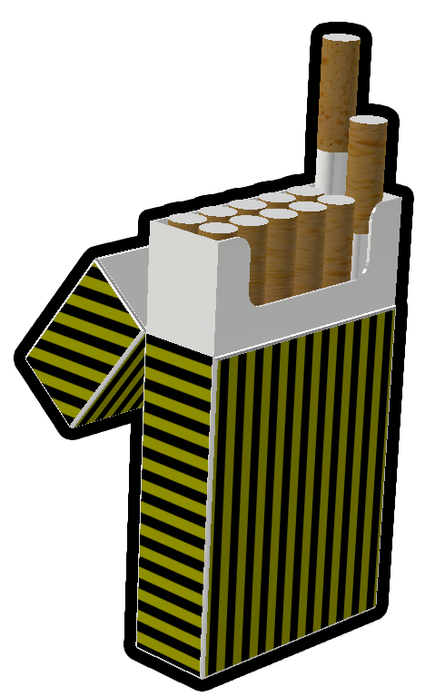 たばこ箱002 イラストクーコッチ ｲﾗｽﾄｻｰﾋﾞｽ