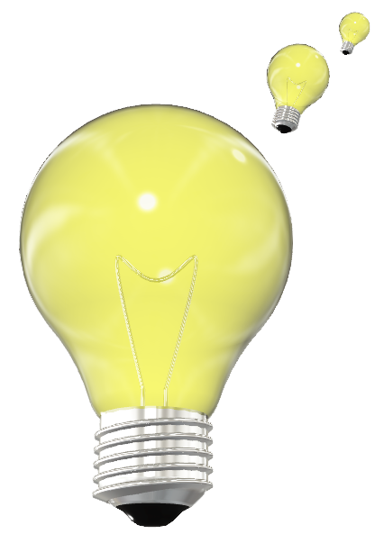 提案 ひらめきすぎ 電球 005 イラストクーコッチ ｲﾗｽﾄ ｼﾙｴｯﾄｻｰﾋﾞｽ