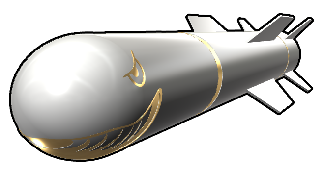 シャークミサイル002 イラストクーコッチ ｲﾗｽﾄ ｼﾙｴｯﾄｻｰﾋﾞｽ