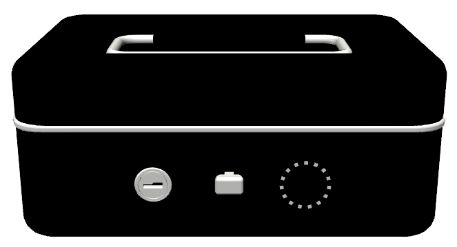 シル）手提げ金庫001