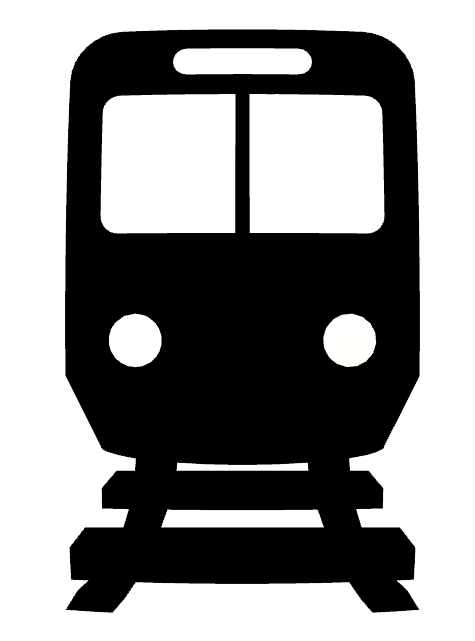 シル）電車アイコン001