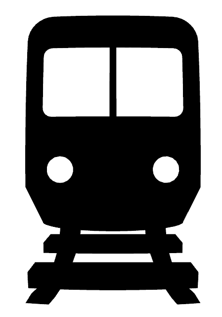 シル）電車アイコン002