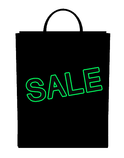 ネオン）紙袋SALE-A001