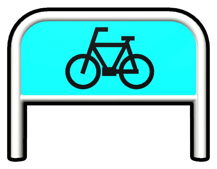 車止め　駐輪場B