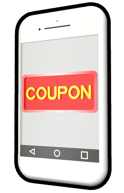 スマホ　クーポン券