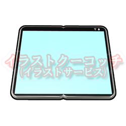 スマホ　折りたたみ式