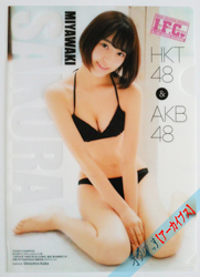 クリアファイル（B5）　宮脇咲良　HKT48　AKB48