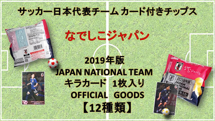 トレカ　サッカー日本代表　なでしこジャパン　2019年版　【12種類　動画】