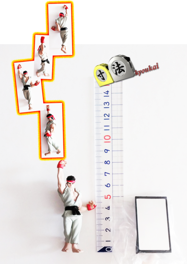 寸法　ガチャ　ストリートファイター　かがみ　リュウ