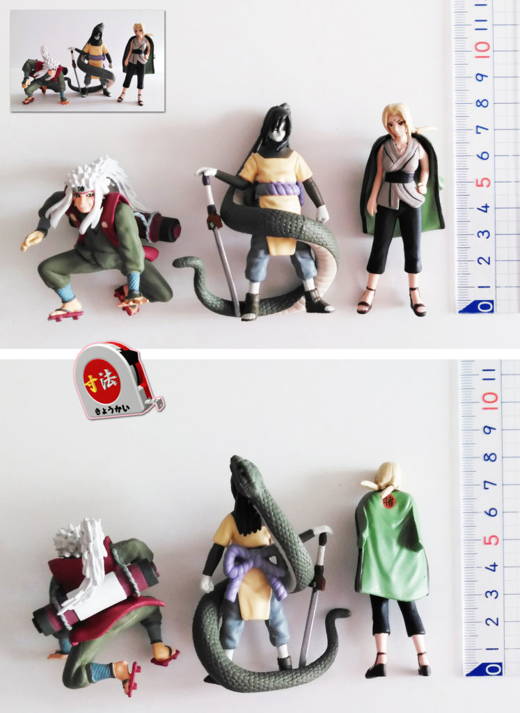 寸法　ナルト　フィギュアまとめ1