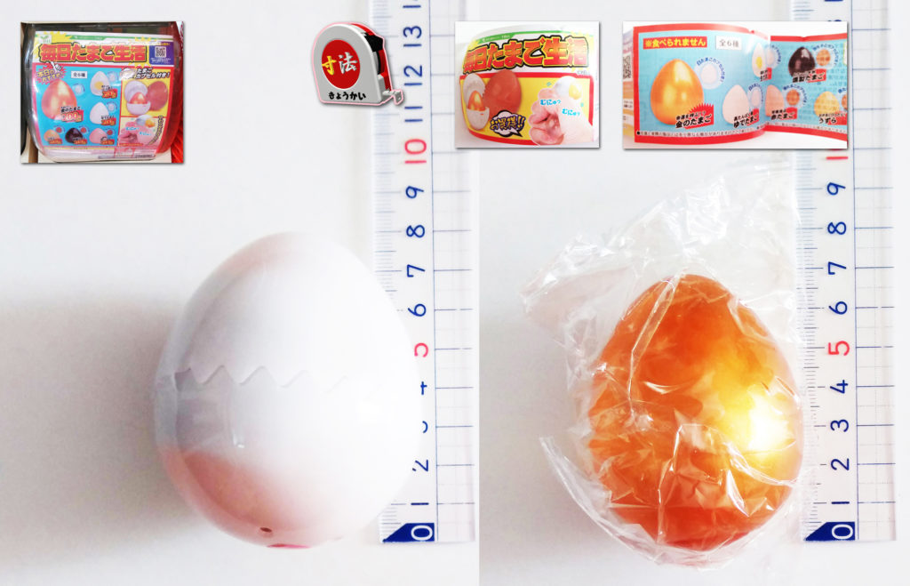 寸法　ガチャ　毎日たまご生活1